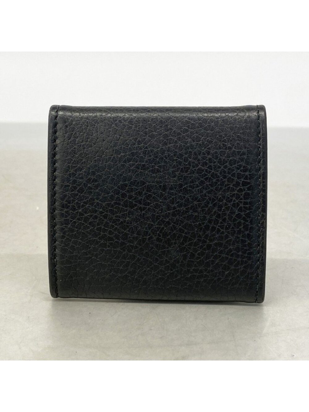 Gucci Coin Case Leather Black Silver - Picture 7 of 7